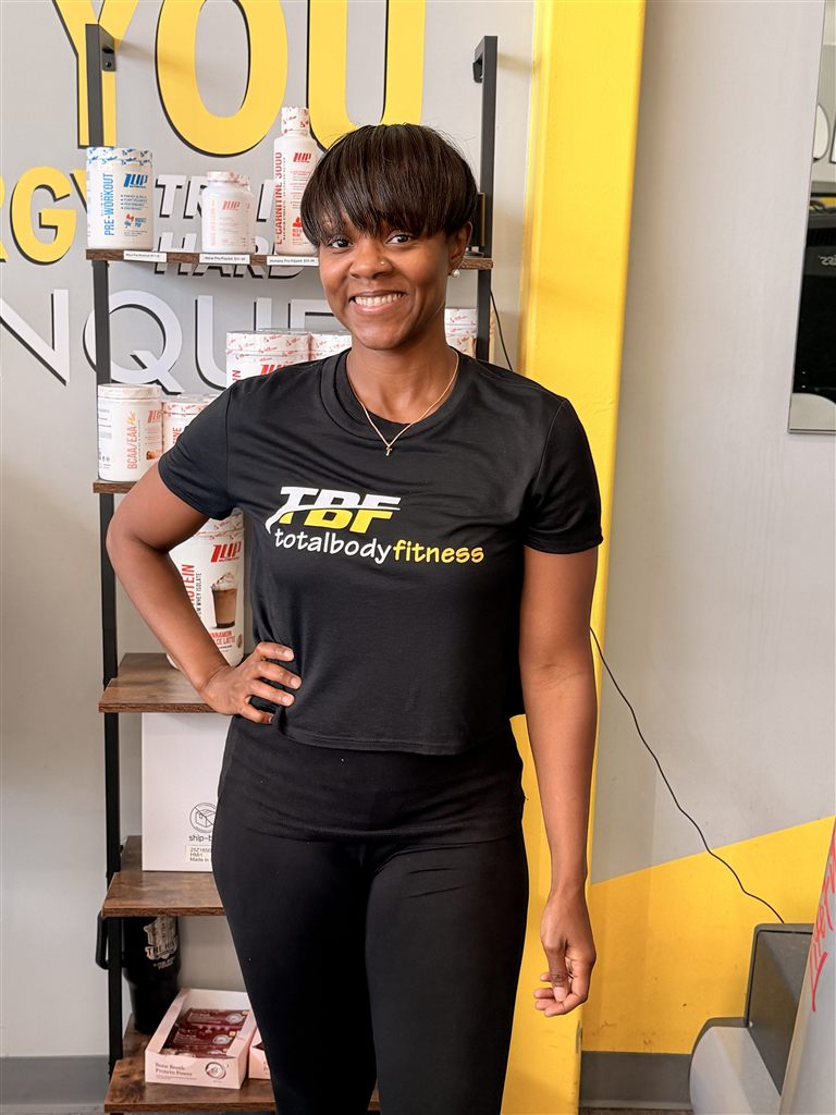 Tanesha Goshon-Brown - ISSA Certified Personal Trainer with a background in community relations and coaching at Total Body Fitness